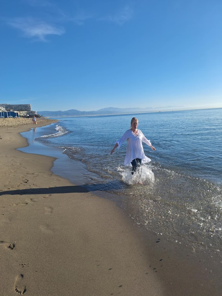 Inga Birna á ströndinni