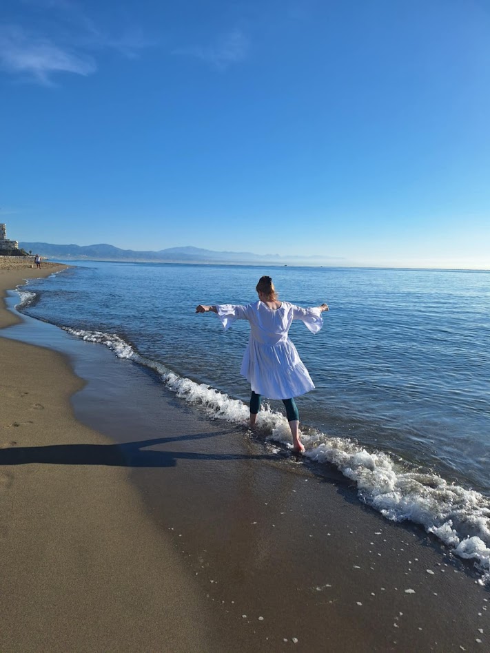 Inga Birna á ströndinni